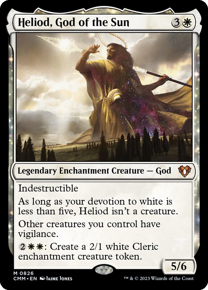 Heliod, God of the Sun 826/451 (Commander Masters) 