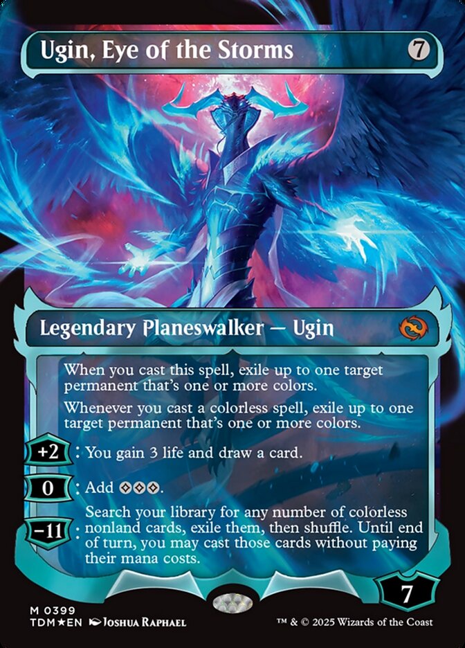 Ugin, Eye of the Storms 399/291 (Tarkir: Dragonstorm)  - Showcase Foil
