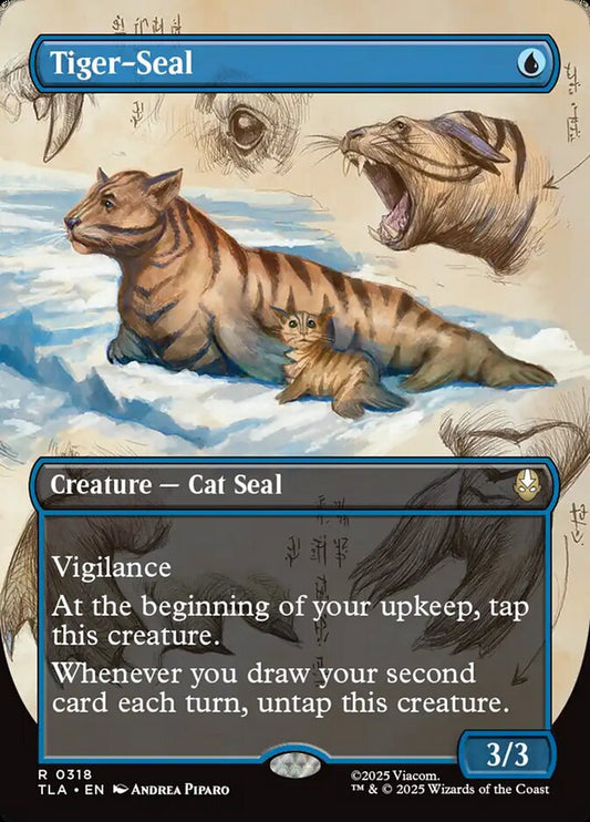 Tiger Seal Borderless 318 (Avatar: The Last Airbender)  - Borderless