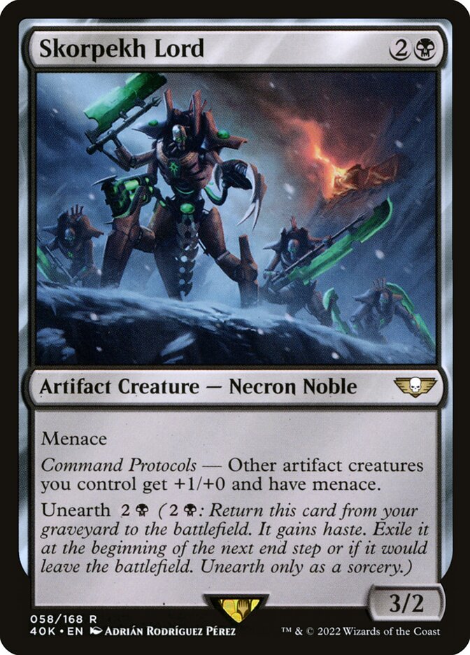 Skorpekh Lord 58/617 (Universes Beyond: Warhammer 40,000) 