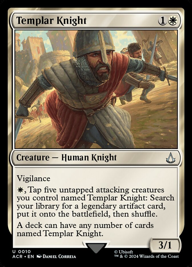Templar Knight 10 (Universes Beyond: Assassin's Creed)  - Foil