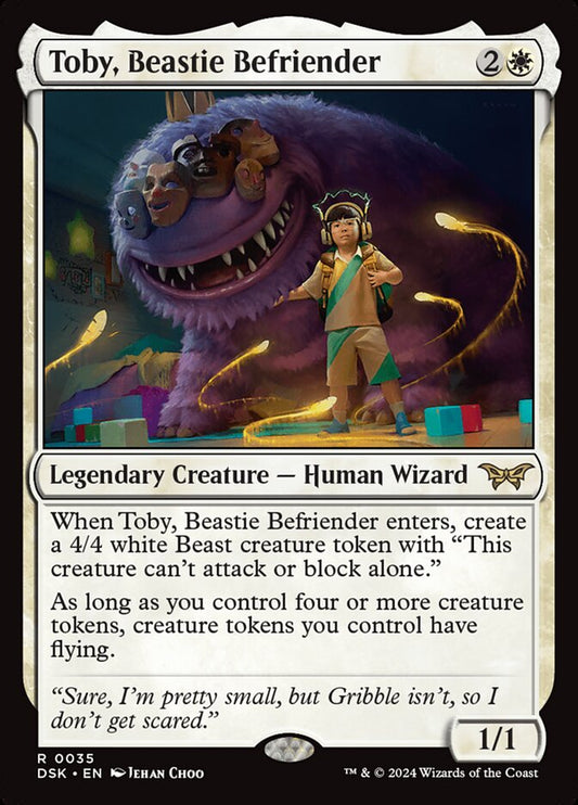 Toby, Beastie Befriender 35 (Duskmourn: House of Horror)  - Foil