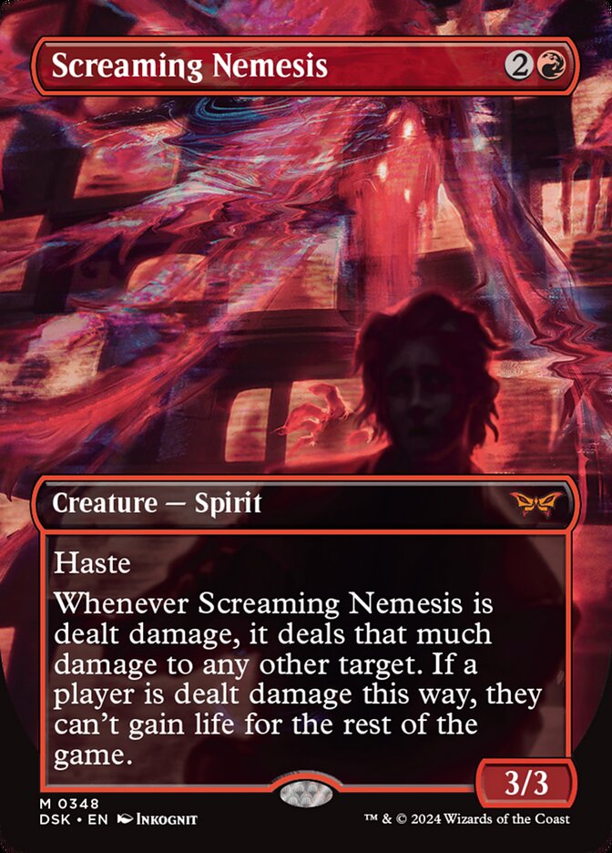 Screaming Nemesis 348 (Duskmourn: House of Horror)  - Borderless