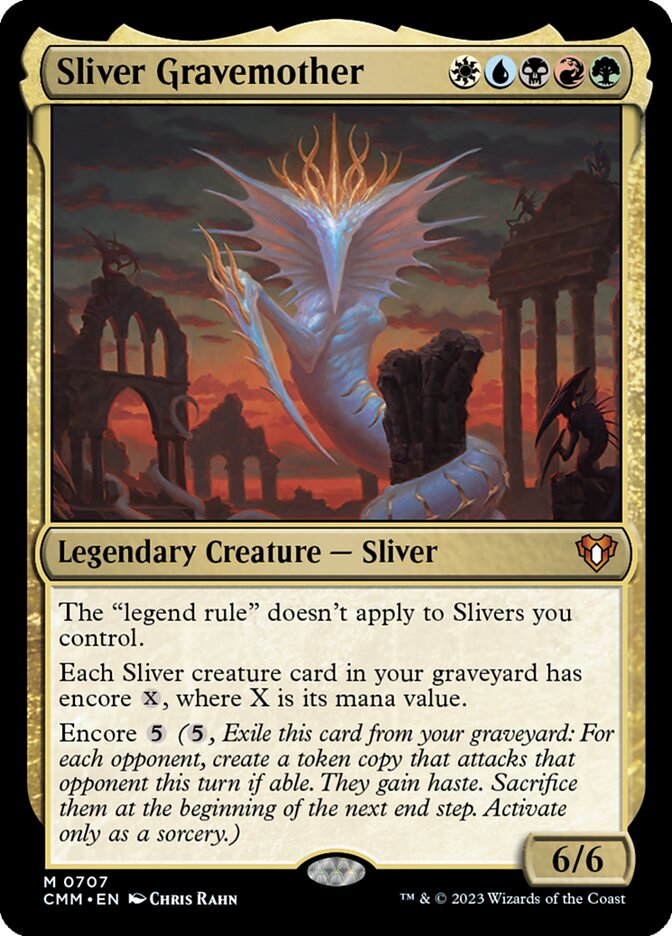 Sliver Gravemother 707 (Commander Masters)  - Foil