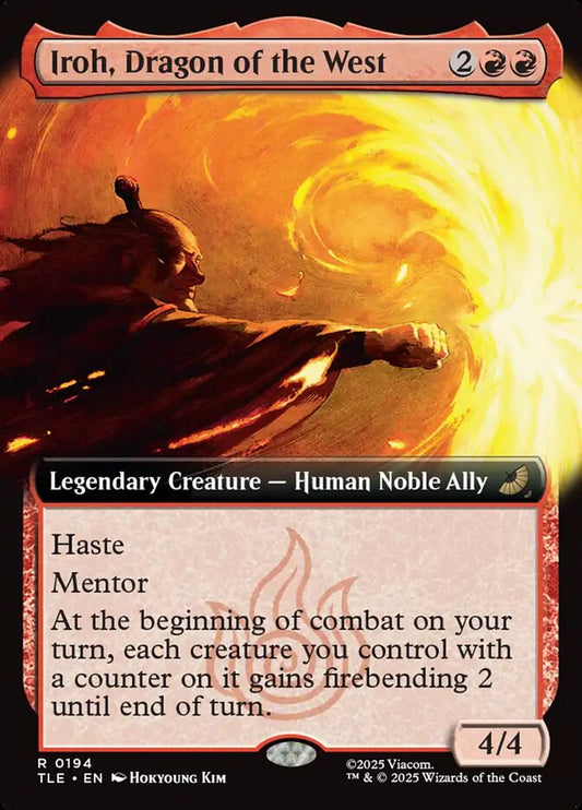 Iroh, Dragon of the West 194/317 (Avatar: The Last Airbender: Eternal-Legal)  - Extended Art Foil