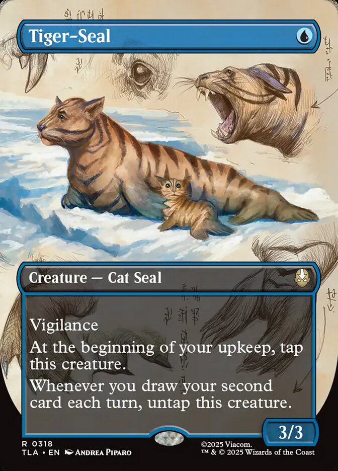 Tiger Seal Borderless 318 (Avatar: The Last Airbender)  - Borderless