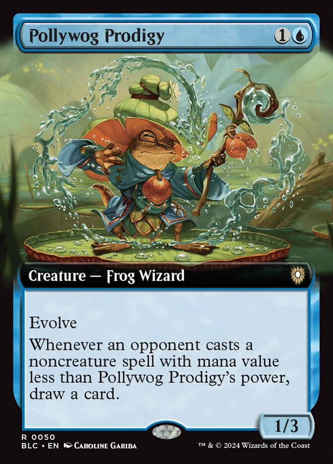 Pollywog Prodigy 50 (Commander: Bloomburrow)  - Extended Art