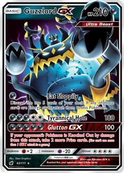 Guzzlord GX 63/111 (SM - Crimson Invasion)  - Holofoil