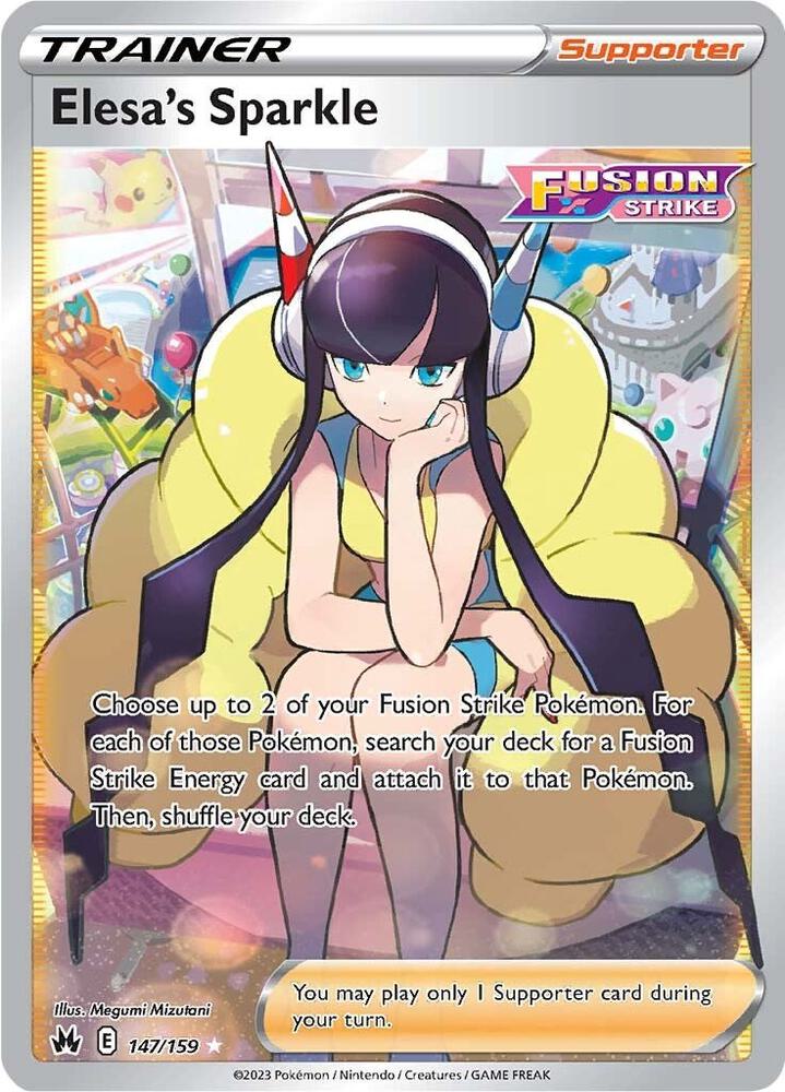 Elesa's Sparkle 147/159 (Crown Zenith)  - Holofoil