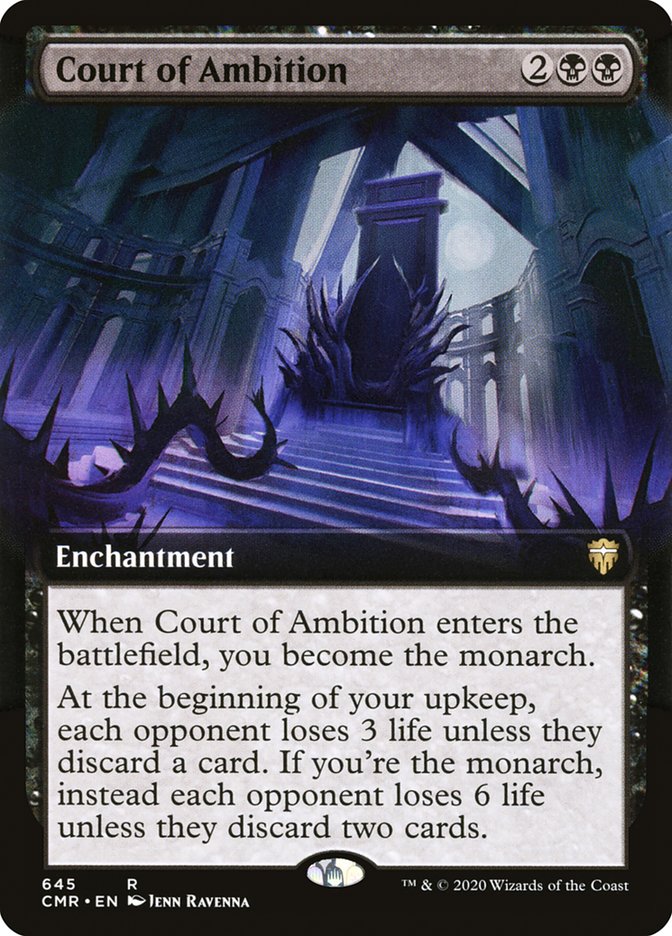 Court of Ambition 645 (Commander Legends)  - Extended Art Foil