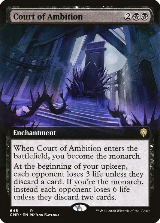 Court of Ambition 645 (Commander Legends)  - Extended Art Foil