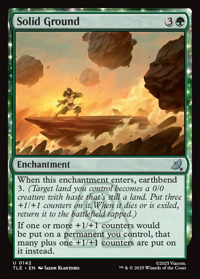 Solid Ground 142 (Avatar: The Last Airbender: Eternal-Legal)  - Foil