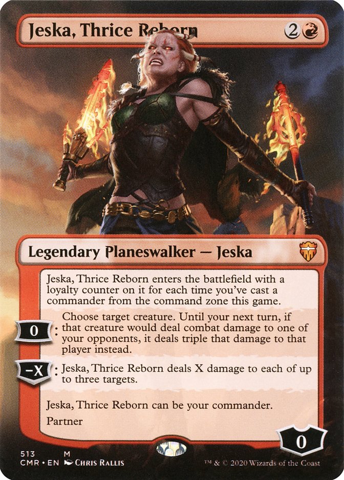 Jeska, Thrice Reborn 513 (Commander Legends)  - Borderless