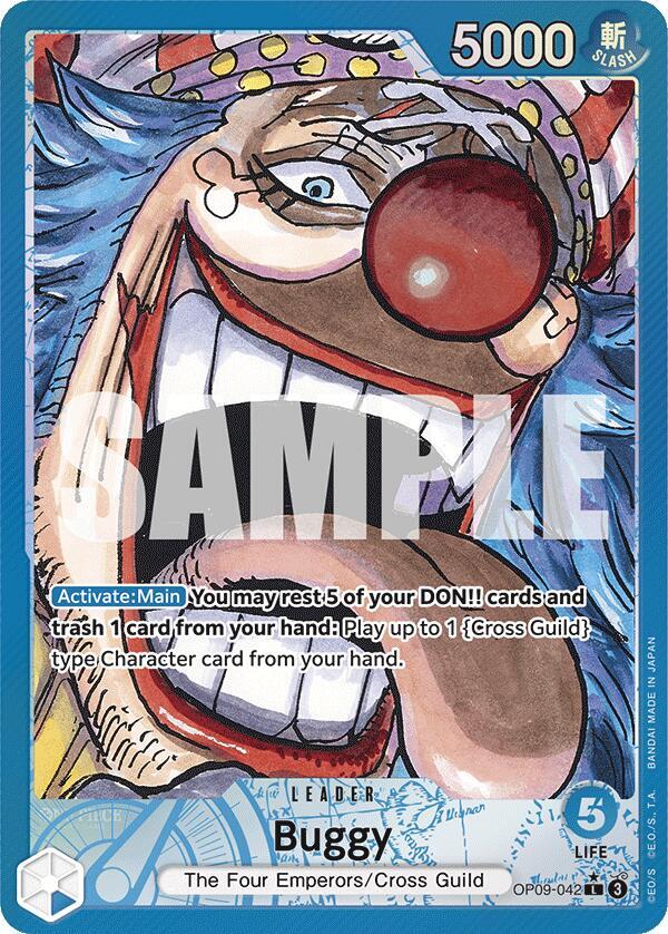 Buggy OP09-042 (Emperors in the New World)  - Alternate Art Foil