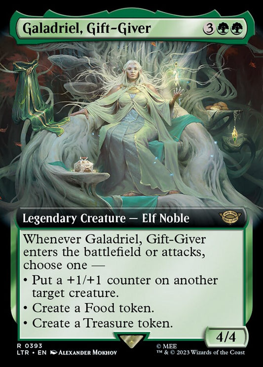 Galadriel Gift Giver Extended Art 393 (Universes Beyond: The Lord of the Rings: Tales of Middle-earth)  - Extended Art