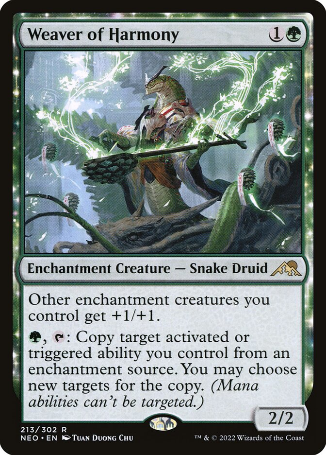 Weaver of Harmony 213/302 (Kamigawa: Neon Dynasty) 