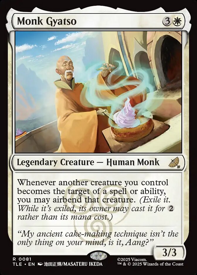 Monk Gyatso 81/317 (Avatar: The Last Airbender: Eternal-Legal)  - Foil