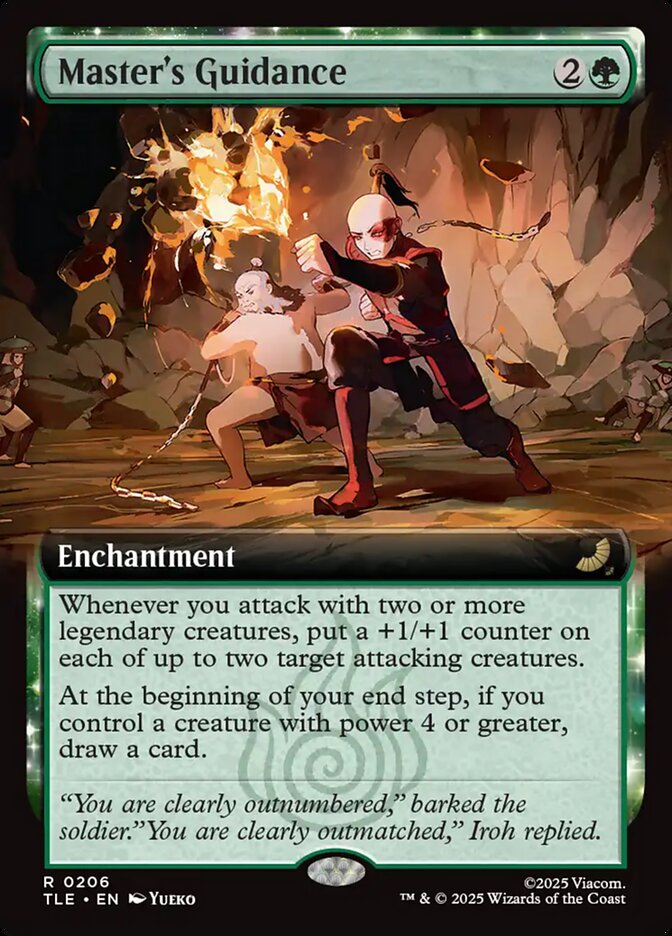 Master's Guidance 206/317 (Avatar: The Last Airbender: Eternal-Legal)  - Extended Art