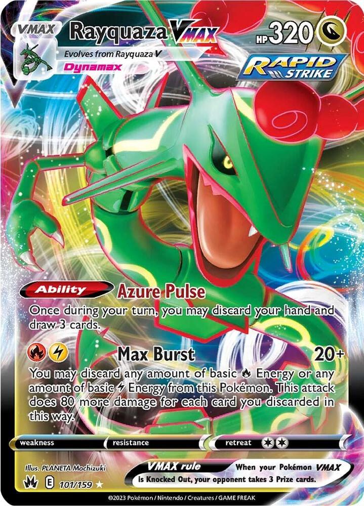 Rayquaza VMAX 101/159 (Crown Zenith)  - Holofoil
