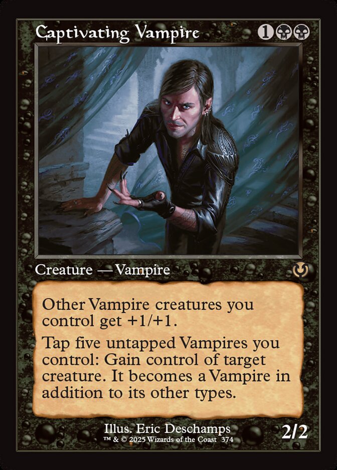 Captivating Vampire 374/287 (Innistrad Remastered)  - Retro Foil