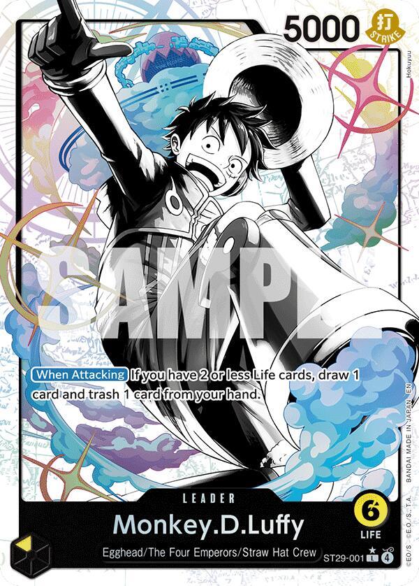 Monkey.D.Luffy (Parallel) ST29-001 (Starter Deck 29: Egghead)  - Parallel Foil