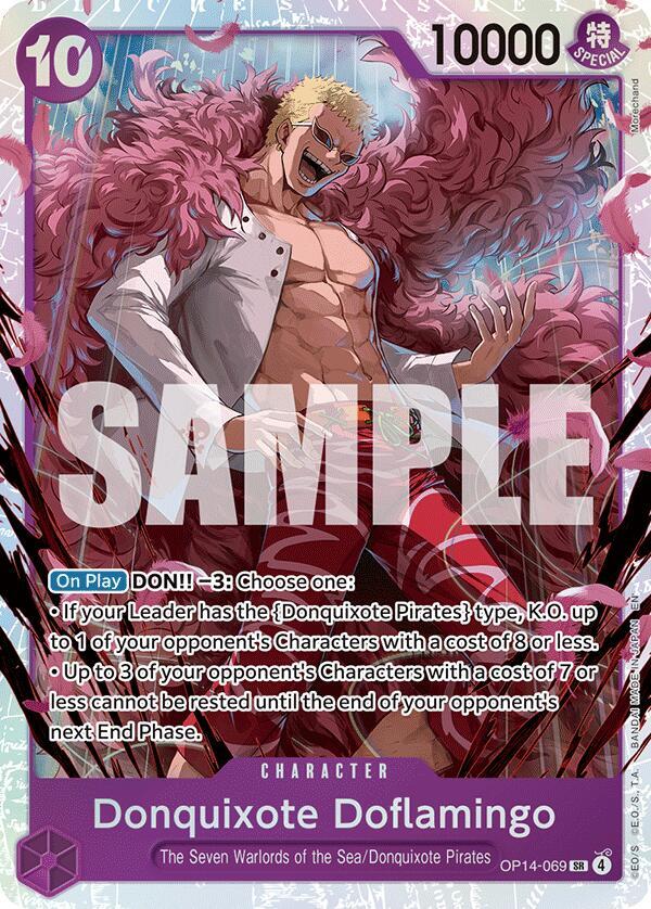 Donquixote Doflamingo OP14-069 (The Azure Sea's Seven)  - Foil