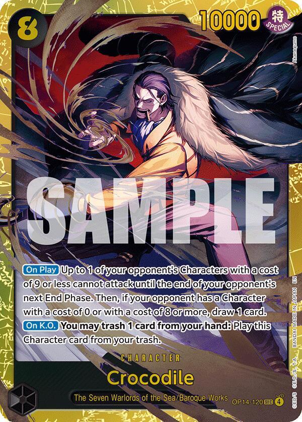 Crocodile OP14-120 (The Azure Sea's Seven)  - Foil