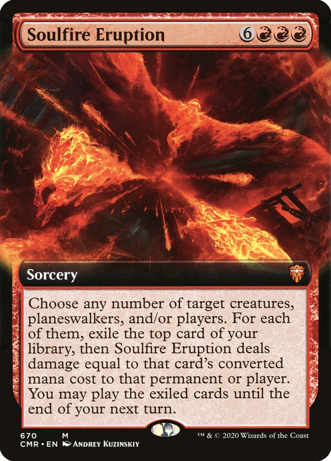 Soulfire Eruption 670 (Commander Legends)  - Extended Art Foil