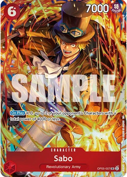 Sabo (Illustration Box Vol.5) OP05-007 (One Piece Promotion Cards)  - Foil