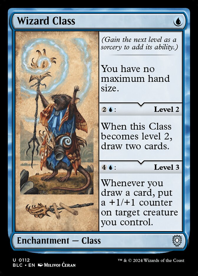 Wizard Class 112 (Commander: Bloomburrow) 