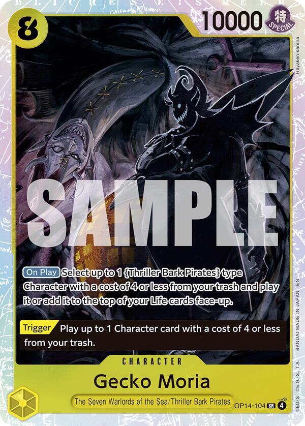 Gecko Moria OP14-104 (The Azure Sea's Seven)  - Foil