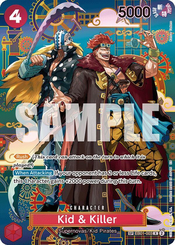 Kid & Killer EB01-003 (The Azure Sea's Seven)  - Special Foil