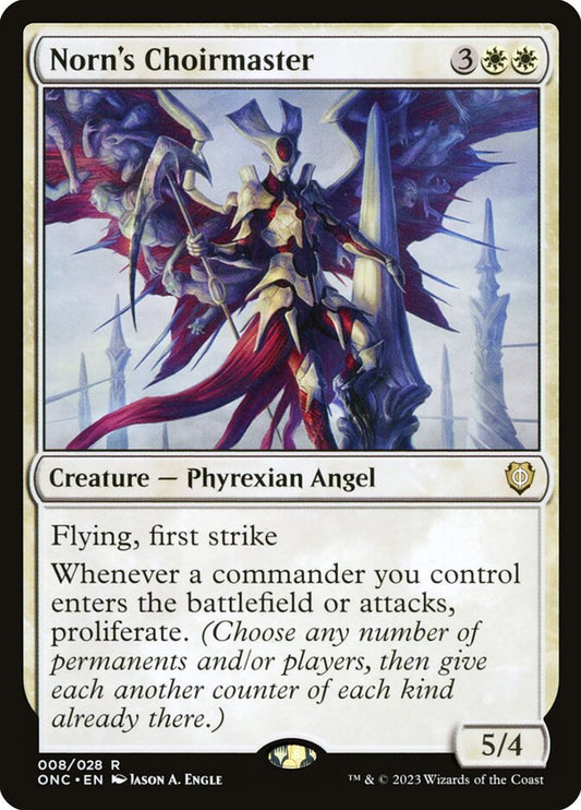 Norn's Choirmaster 8 (Commander: Phyrexia: All Will Be One) 