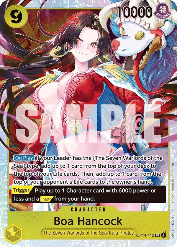 Boa Hancock OP14-112 (The Azure Sea's Seven)  - Foil