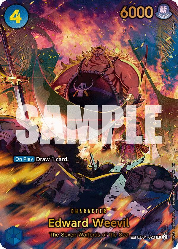 Edward Weevil EB01-023 (The Azure Sea's Seven)  - Special Foil