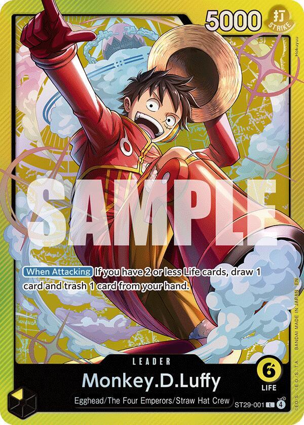 Monkey.D.Luffy ST29-001 (Starter Deck 29: Egghead)  - Foil