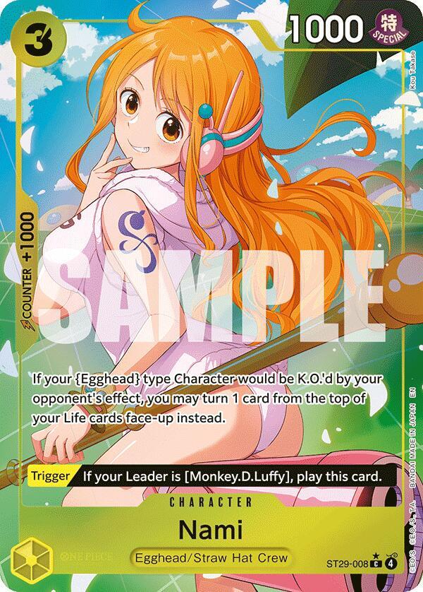 Nami ST29-008 (Starter Deck 29: Egghead)  - Full Art Foil