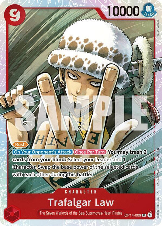 Trafalgar Law OP14-009 (The Azure Sea's Seven)  - Foil