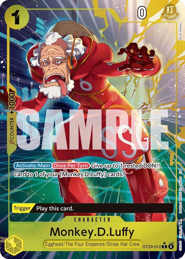 Monkey.D.Luffy ST29-012 (Starter Deck 29: Egghead)  - Full Art Foil