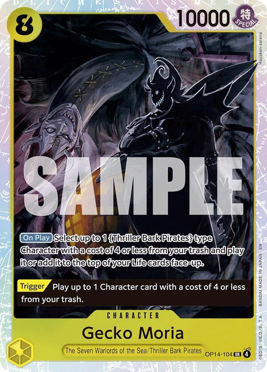 Gecko Moria OP14-104 (The Azure Sea's Seven)  - Foil
