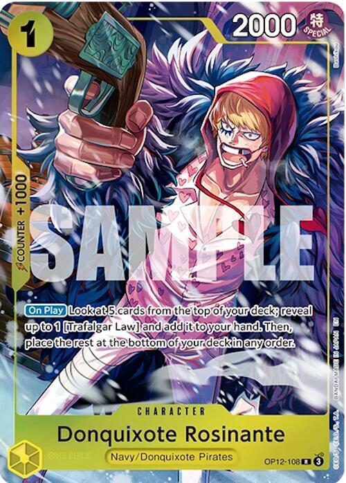 Donquixote Rosinante (Illustration Box Vol.6) OP12-108 (One Piece Promotion Cards)  - Foil