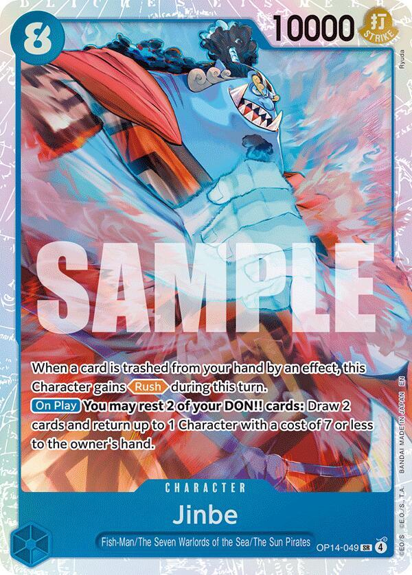 Jinbe OP14-049 (The Azure Sea's Seven)  - Foil