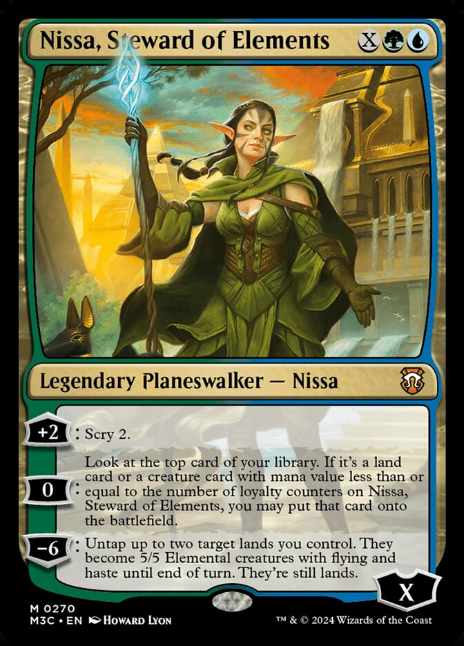 Nissa, Steward of Elements 270/411 (Commander: Modern Horizons 3) 