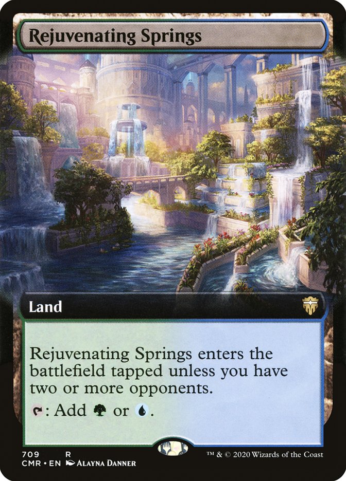 Rejuvenating Springs 709 (Commander Legends)  - Extended Art