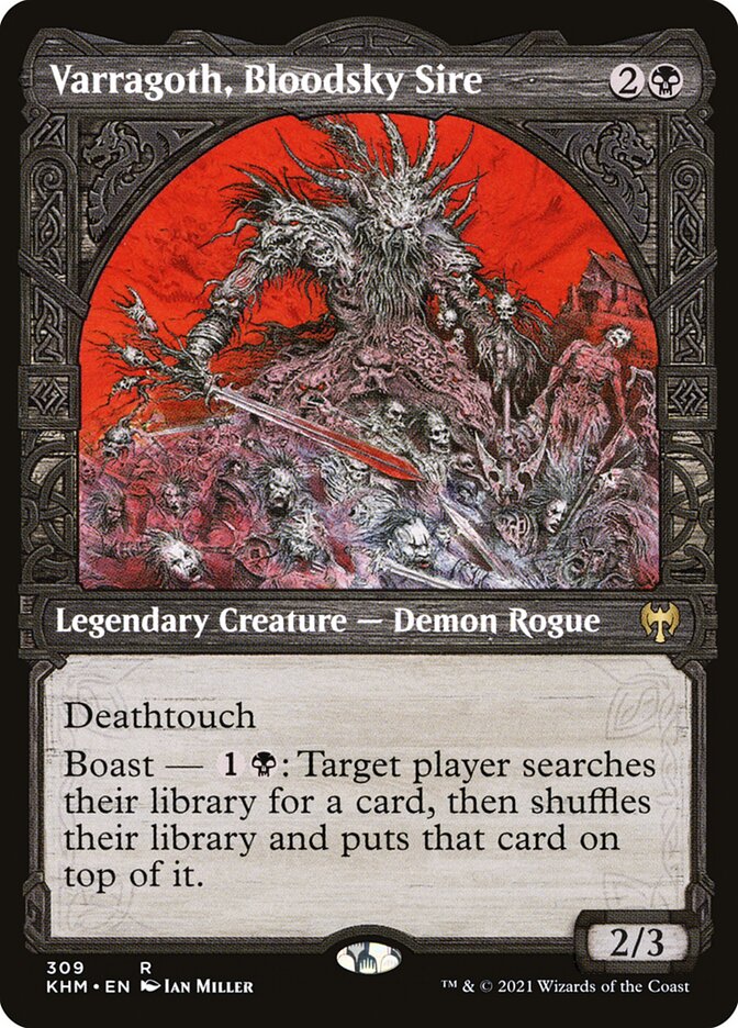 Varragoth, Bloodsky Sire 309/285 (Kaldheim)  - Showcase Foil