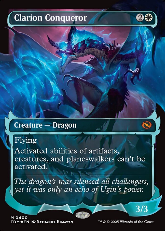 Clarion Conqueror 400/291 (Tarkir: Dragonstorm)  - Showcase Foil