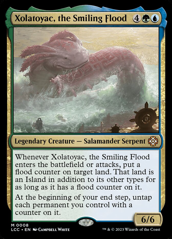 Xolatoyac, the Smiling Flood 8/370 (Commander: The Lost Caverns of Ixalan) 