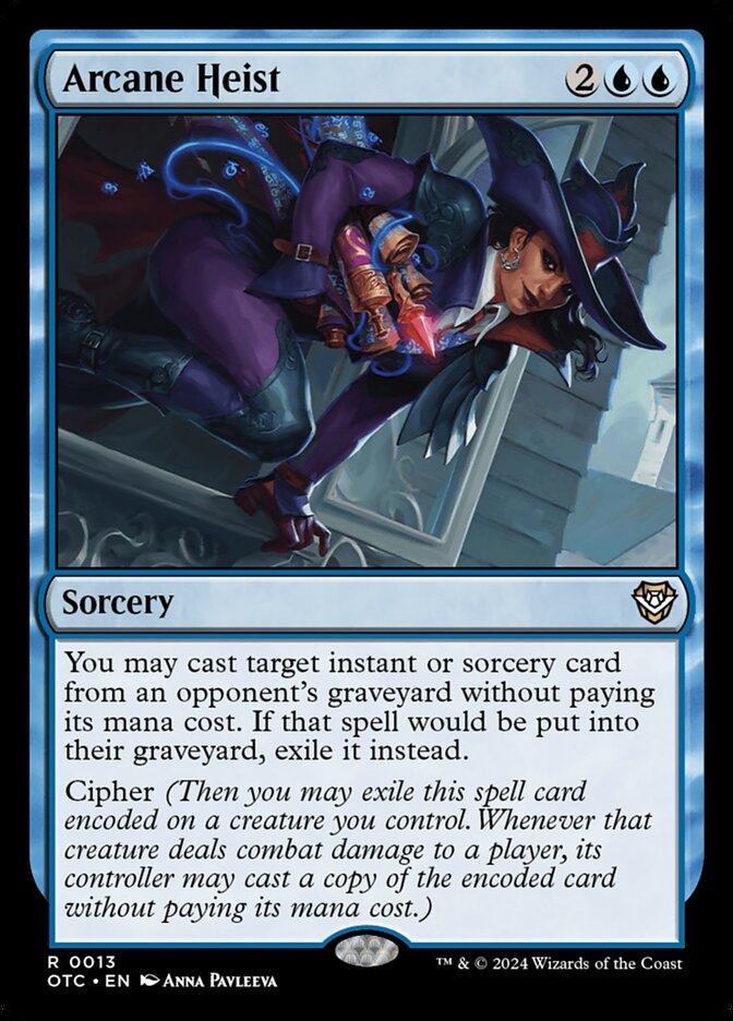 Arcane Heist 13/342 (Commander: Outlaws of Thunder Junction) 