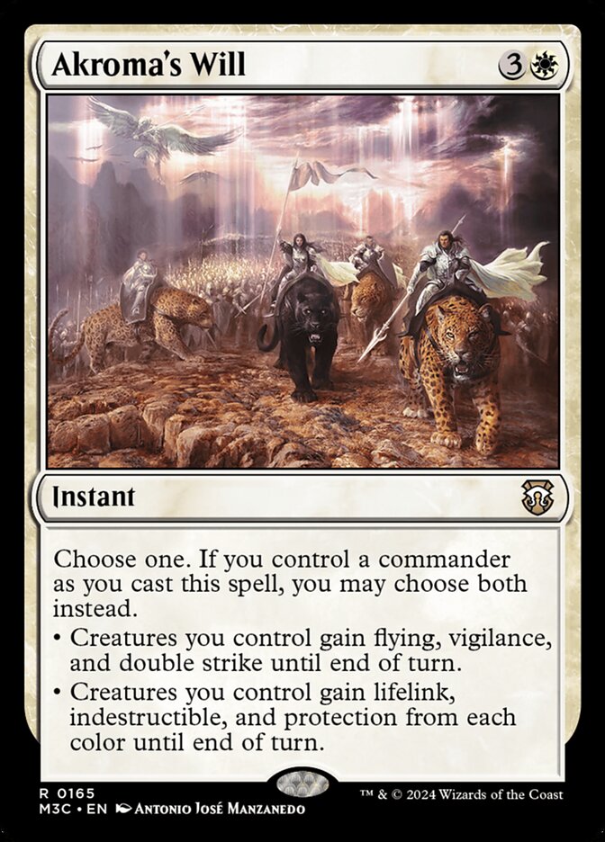 Akroma's Will 165/411 (Commander: Modern Horizons 3) 