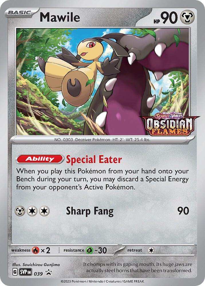 Mawile Prerelease 039 (SV: Scarlet & Violet Promo Cards)  - Holofoil